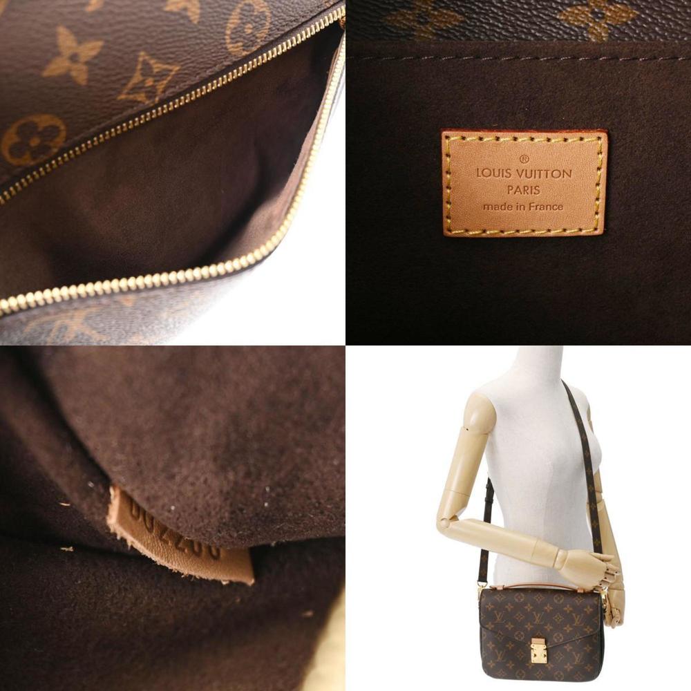 LOUIS VUITTON Monogram Pochette Metis MM Brown M44875 Women's Canvas Bag - Picture 12 of 12